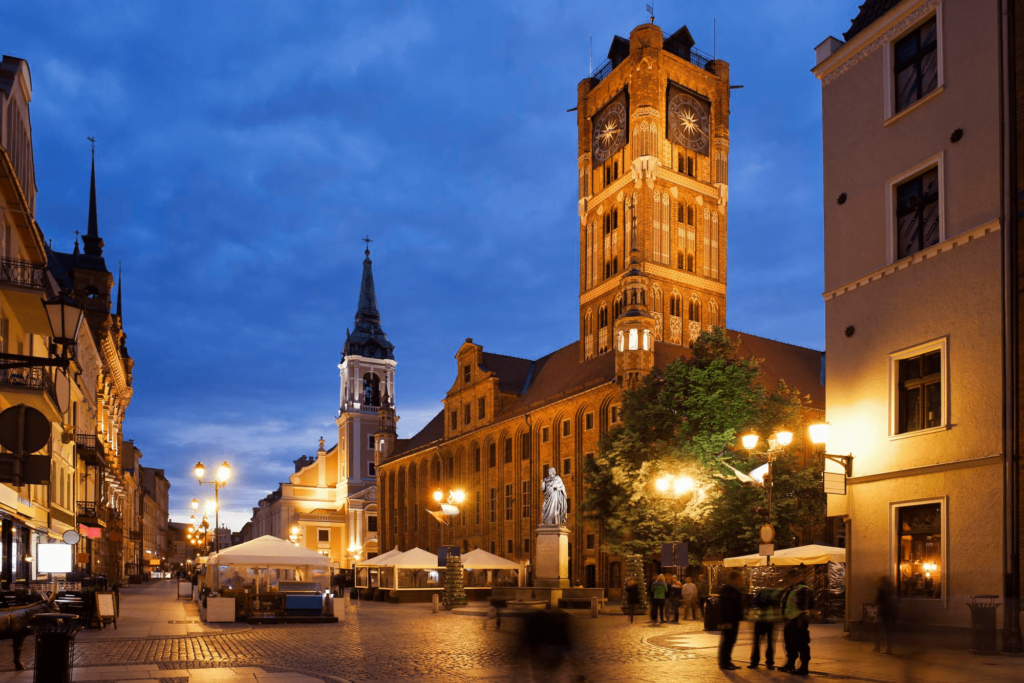 Toruń - Ratusz na rynku starego miasta
